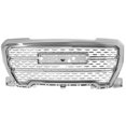 thumbnail image 4 of Spec-D Tuning Chrome Denali Style Front Bumper Hood Upper Grill Grille Compatible with 2019-2021 GMC Sierra 1500, 4 of 7