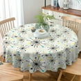 thumbnail image 4 of Mid Century Modern Tablecloth Dining Wipeable Table Cloth Cover for Holiday Home Picnic Party Wedding Buffet Parties Camping 60"", 4 of 6