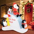thumbnail image 4 of Costway 6 Ft Christmas Inflatable with LED lights Indoor/Outdoor Lighted Xmas Inflatable, 4 of 10