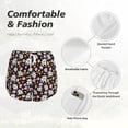 thumbnail image 6 of Lsque Daisies Flowers Printed Women's Running Shorts with Liner Pockets,Elastic Quick Dry Workout Athletic Gym Yoga Shorts,Womens High Waist Shorts-, 6 of 9