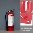 Tersarium 8 pcs Wall Mount Fire Extinguisher Hook Heavy Duty Fire