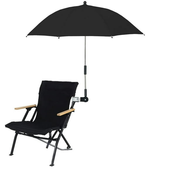 HLONK Parapluie Universel à Pince Réglable Protection UV pour Chaises de Plage, Fauteuils Roulants, Chaises de Patio, Chaises de Plage et Chariots de Golf avec Univers