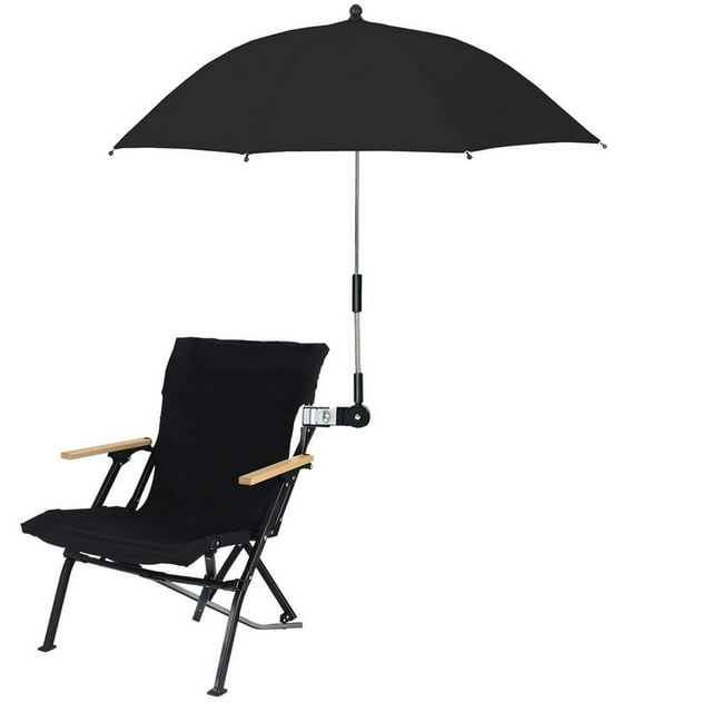 LEEYNEER Parapluie Universel à Pince Réglable pour l'Extérieur, Protection UV, Parasol de Chaise de Plage pour Poussettes, Fauteuils Roulants, Chaises de Patio, Chaises de Plage et Chaises de Golf avec Univers