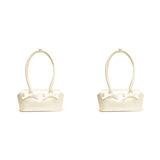 Bolso Mujer Verano Hombro Sólido PU Cuero Bolso Moda Tote Blanco