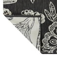 thumbnail image 3 of Mainstays 7' x 10' Black & White Floral Outdoor Rug, 3 of 5