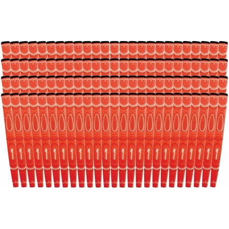 100 Pack Karma Orange Dual Touch Midsize Putter Grip