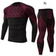 thumbnail image 2 of Qarigey Conjunto de ropa interior térmica para hombre, trajes, medias de secado rápido, pantalones, ropa deportiva, ropa de esquí, motocicleta, conjuntos de ropa Rojo SG Qarigey AP013632-01, 2 of 6