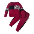 thumbnail image 1 of Wesidom Conjuntos De Ropa Para Niña, 2 Uds., Ropa De Otoño De Manga Larga, Conjuntos De Suéter Para Niña Pequeña, 1 of 5
