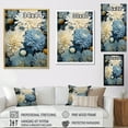 thumbnail image 4 of Designart "Blooming Mums Amidst Beige And Blue II" Mums Canvas Prints, 4 of 7