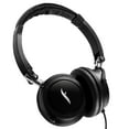 thumbnail image 3 of Frisby FHP-910 Compact On-Ear Stereo Headphones with Foldable Design, In-Line Microphone, Passive Noise Isolation, 3.5mm Jack, For PC, Laptop & Mobile - Black, 3 of 6