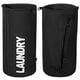 thumbnail image 1 of Bolsa lavandería extra grande WOWLIVE, duradera y plegable, cesta ropa mochila sucia, pie impermeable, lavandería dormitorio (negro), 1 of 3