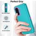 thumbnail image 6 of Asuwish Compatible with Samsung Galaxy A17 5G/4G Phone Case Hybrid Rugged Shockproof Hard Protective Drop Proof Full Body Heavy Duty Mobile Cell Cover for A 17 G5 17A Women Men Green, 6 of 8