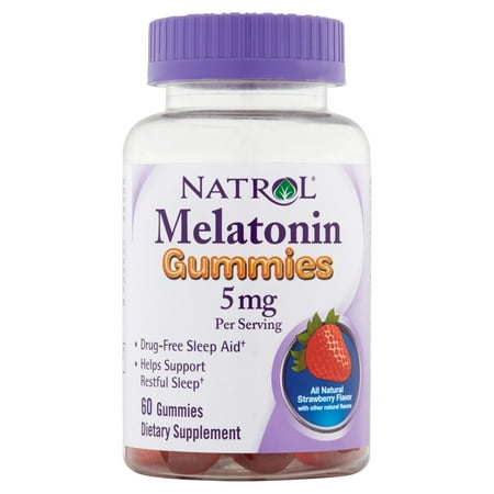 Natrol Melatonin Gummies Mixed Berry 60 ea