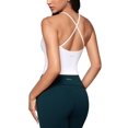 thumbnail image 1 of Musculosa INGIA con escote redondo, sostén incorporado y espalda en U blanca talla S, 1 of 5