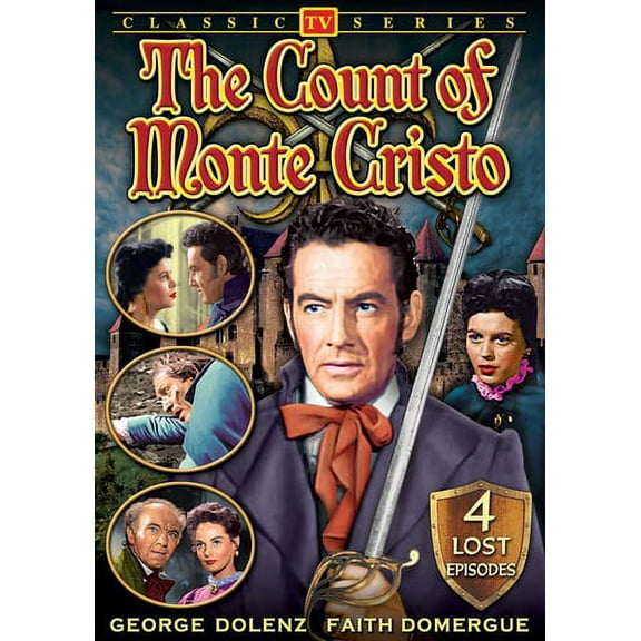 The Count of Monte Cristo: 4 Lost Episodes (DVD), Alpha Video, Drama