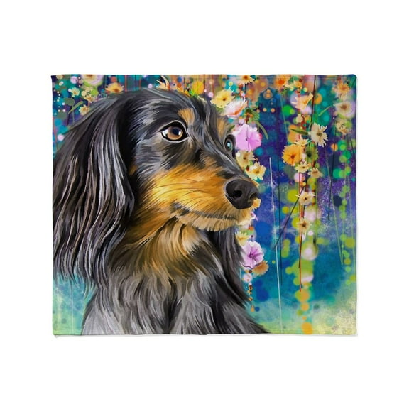 CafePress - Dachshund Painting Throw Blanket - Soft Fleece Throw Blanket, 50"x60" for All Ages