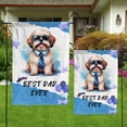 thumbnail image 4 of Happy Father's Day Best Shih Tzu Cool Dad Ever Garden Flag 12x18in Double Sided Lion Dog Lover Gifts Outdoor Decor - 12007, 4 of 5