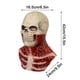 thumbnail image 3 of Xihbxyly Máscara de Calavera de Halloween, Diseño Bioquímico Espeluznante, Material Suave y Duradero, Perfecta para Fiestas y Bailes de Máscaras, Versátil para Halloween, Pascua, Carnaval, Tamaño Adu, 3 of 7