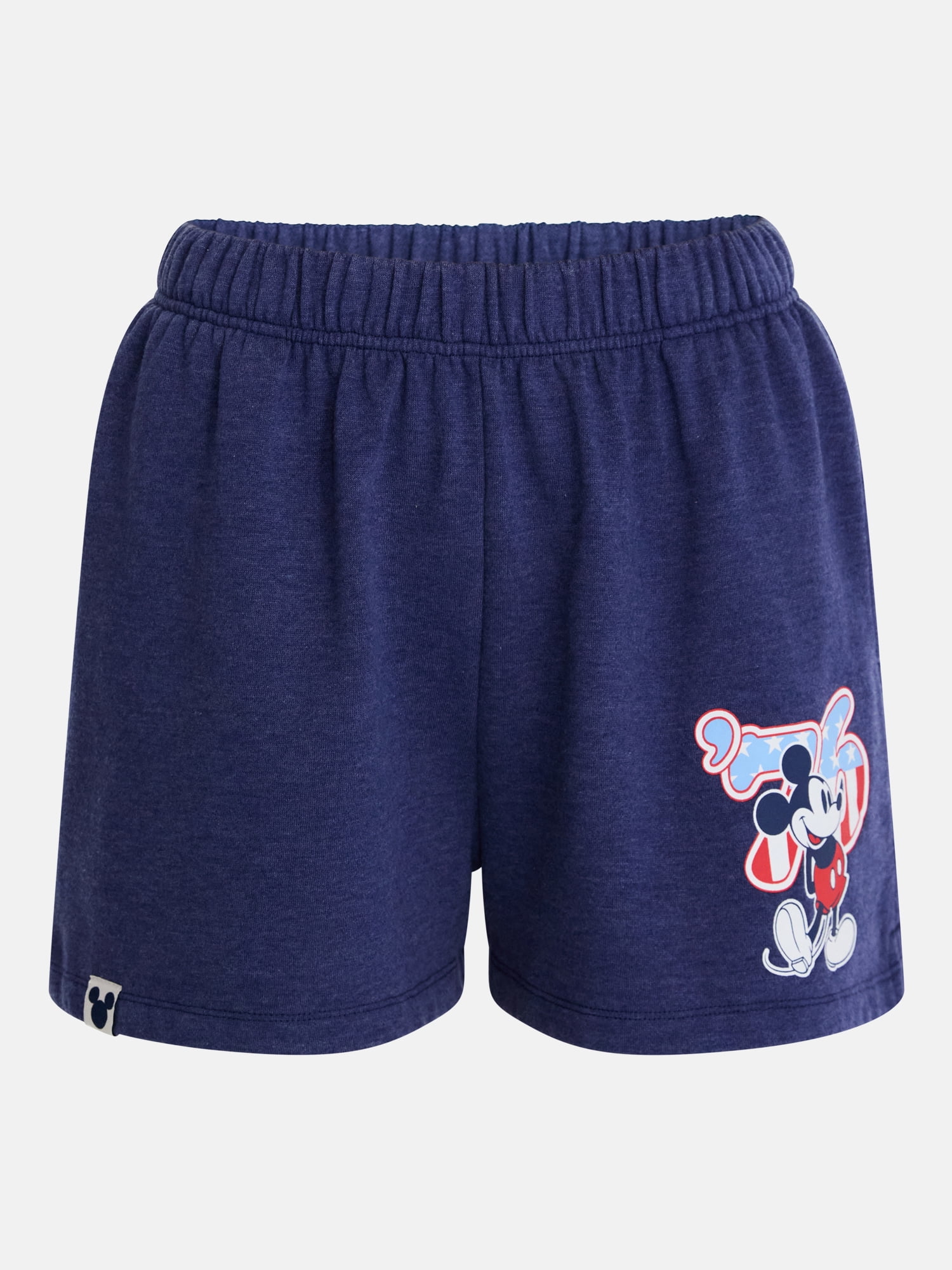 Disney Women's Mickey 76 Graphic Shorts, Sizes XXS-XXL