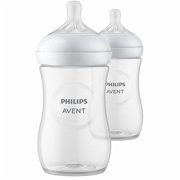 Philips AVENT Natural Baby Bottle with Natural Response Nipple, Clear, 9oz, 2pk, SCY903/02 C21