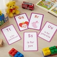 thumbnail image 6 of BAZIC Alphabet Flash Cards, Picture ABCs Letters (36/Pack), 2-Packs, 6 of 7