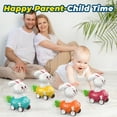 thumbnail image 5 of MOONTOY Easter Bunny Toys for 1 Year Old Boy Girl Gifts, Press to Go Car Toys for Toddlers 1-3, 4 PCS Bunny Push Car, Easter Baskets for Kids,1st Birthday Easter Gifts, easter basket stuffers, 5 of 8