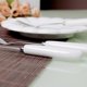 thumbnail image 5 of 2024,5.8 Inch 18-10 Stainless Steel White Porcelain Handle Fork, Sus304 2-tine Fork Party Dessert Fork, Appetizer, Cocktail, Pastry, Cake, Salad, 5 of 5
