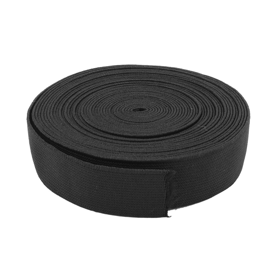 Polyester Tailoring Sewing Waistband Handicraft Elastic Band Rope 6 Yards Black