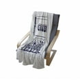 thumbnail image 4 of Movie Theater Soft Flannel Fleece Throw Blanket, Hand Drawn Illustration Audience Sitting in Theater Waiting the Movie, Cozy Plush for Indoor and Outdoor Use, 60" x 80", Navy Blue White, by Ambesonne, 4 of 6