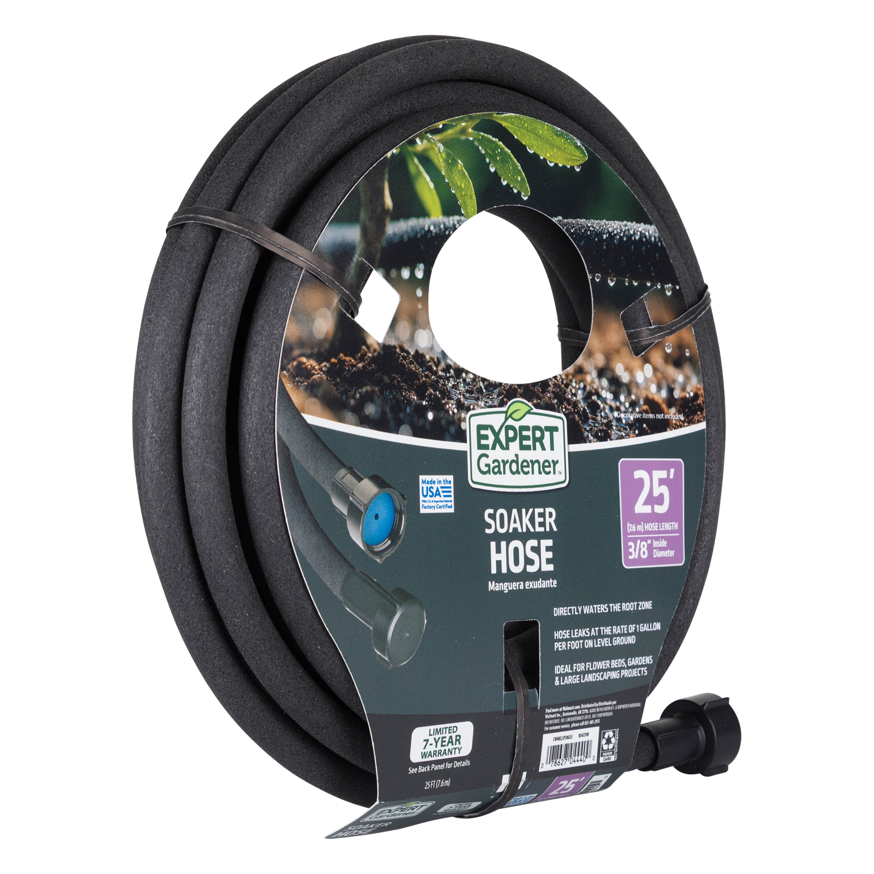 Expert Gardener Soaker Hose 3/8" x 25'