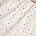 thumbnail image 6 of ZEHJUHAN Toddler Girls' Heart Embroidered Dress, Polka Dot Bubble Sleeve A-Line Dress with Back Buttons White，3-6M, 6 of 7