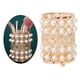 thumbnail image 4 of Soporte de de maquillaje Lápiz Bling Perla Decoración Dormitorio Oro shamjiam Soporte para brochas de maquillaje, 4 of 9