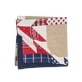 thumbnail image 3 of Levi Patriotic Patchwork 100% Cotton Set of 6 Cloth Napkins, 3 of 5