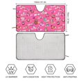 thumbnail image 2 of Cartoon Kirby Game Car Windshield Sunshade Umbrella Stylish Foldable Reflective Sun Visor Front Window Cover Protector Accessories, 2 of 8