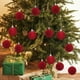 thumbnail image 1 of Hogar y jardín, Decoración del hogar, Bolas navideñas, adornos navideños flocados, bolas de plástico, adornos colgantes decorativos navideños, decoración para árbol de Navidad, una picadora, 1 of 7