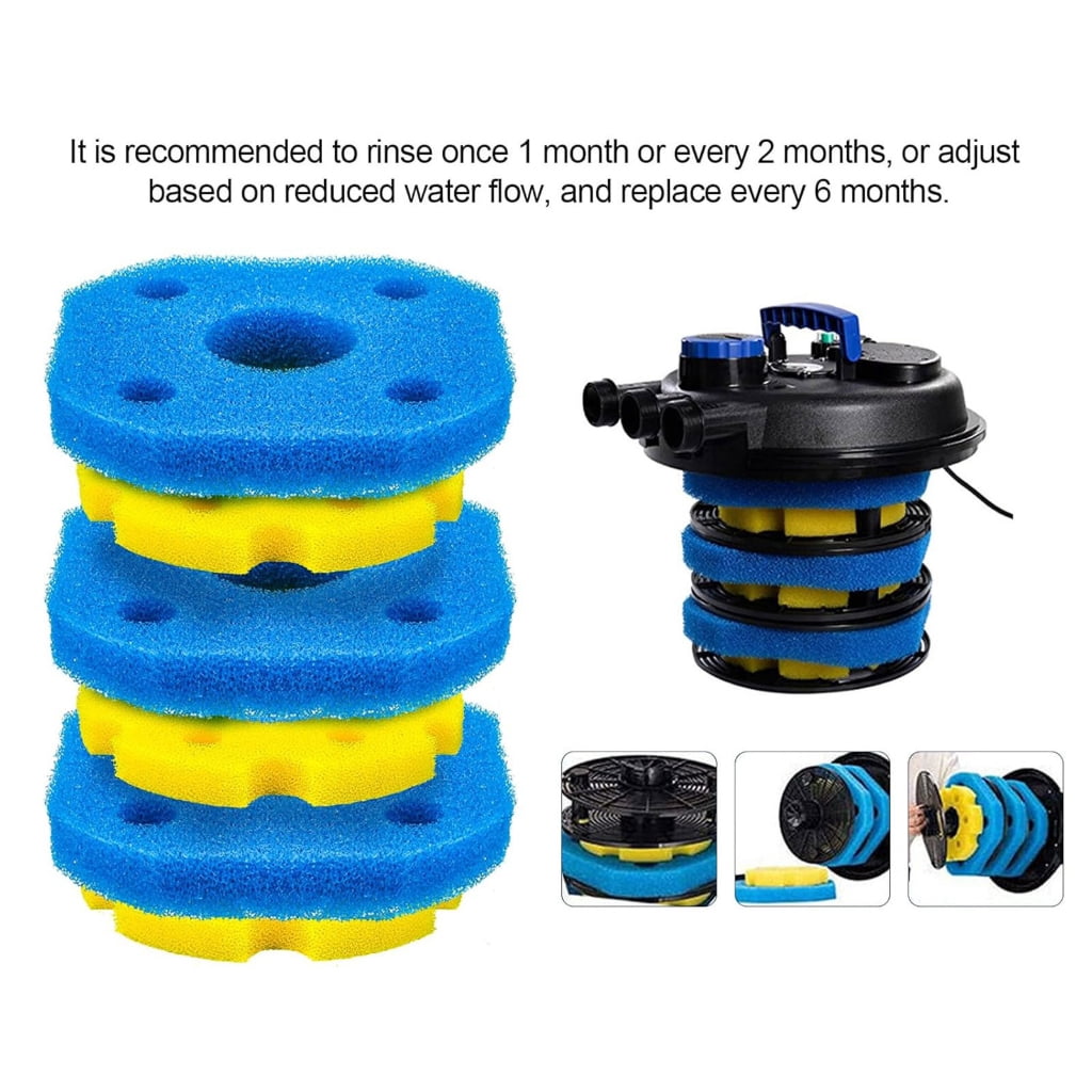 Pressure Pond Filter Media Pad Long Terms Sponge Filter Insert For CPF-250 CPF-180 Enhances Water Clear In Pond