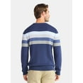 thumbnail image 3 of George Men's and Big Men's Chest Stripe Sweater, Midweight, Sizes S-3XL, 3 of 5