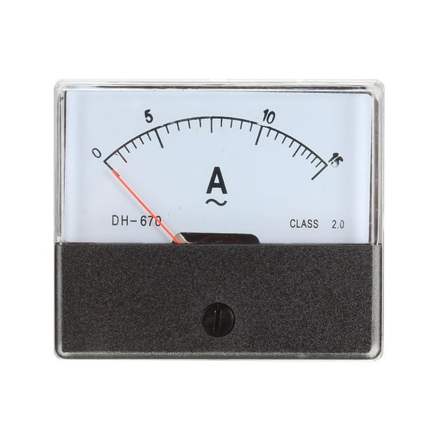 DC 0-10V Classe 2.5 Exactitude Rectangle bord analogique Voltmètre Voltmètre  Gauge 