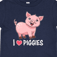 thumbnail image 4 of Inktastic I Love Piggies- cute pig Boys or Girls Baby T-Shirt, 4 of 5