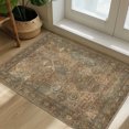 thumbnail image 3 of KUETH Area Rug Non Slip 2'x3' Doormat Low Pile Machine Washable Vintage Rugs, Small Chenille Entryway Mat for Entrance, Hallway, Kitchen and Bathroom, 3 of 9
