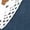 Navy Blue, variant on Women Tops Women's Lace Trim V Neck Tops Fashion Solid Short Sleeve Linen Blend Shirts FemaleLoose T-shirt Spring Summer Tees Tunic Blouse