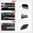 thumbnail image 3 of Trimla 2in1 Front Tow Cover for 15-19 Mercedes Benz X166 Fit ML/GLE 300 320 350 400 450 500 550 63 2015 2016 2017 2018 2019 umper Towing Hook Eye Cap A1668857222, 3 of 5