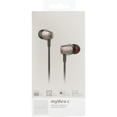 Moshi - Mythro C USB-C Wired In-Ear Headphone - Gray