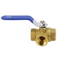 thumbnail image 4 of 1PC 3 Way Brass Ball Valve, L/T Bore Valve Ball Valve For Water Oil Gas, 4 of 8
