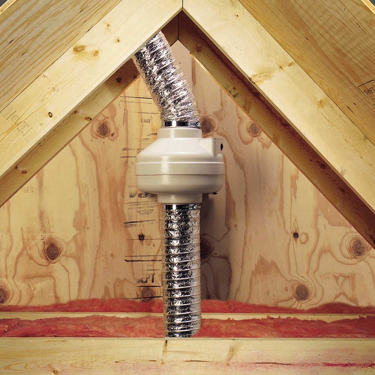 Deflecto F0425 Aluminum Flex Duct (5-ply Supurr-flex Ducting; 25ft; Retail "lite" Box)