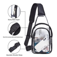 thumbnail image 4 of Mochila de hombro transparente de PVC, mochila de viaje para exteriores, bolsa de gimnasio, bolso bandolera, 4 of 4