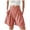 Red, variant on Womens Shorts Wide Leg High Waisted Summer Line With Pockets Durable Versatile Practical Comfortable Breathable Workouts Leisure Short Pants
