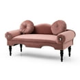 thumbnail image 3 of 54" Wide Mid - Century Modern Loveseat with Foam Cushions / Easy to Assemble in Small Rooms, 3 of 3