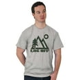 thumbnail image 4 of Log Off Nature Outdoors Hike Camping Plus Size Crewneck Graphic Tee Shirt Brisco Brands 4X, 4 of 5