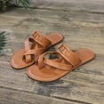 thumbnail image 6 of Mostsola Flip Flops for Women Casual Sandals Slip on Flats Shoes Lightweight Slides Fashion Slippers, 6 of 7